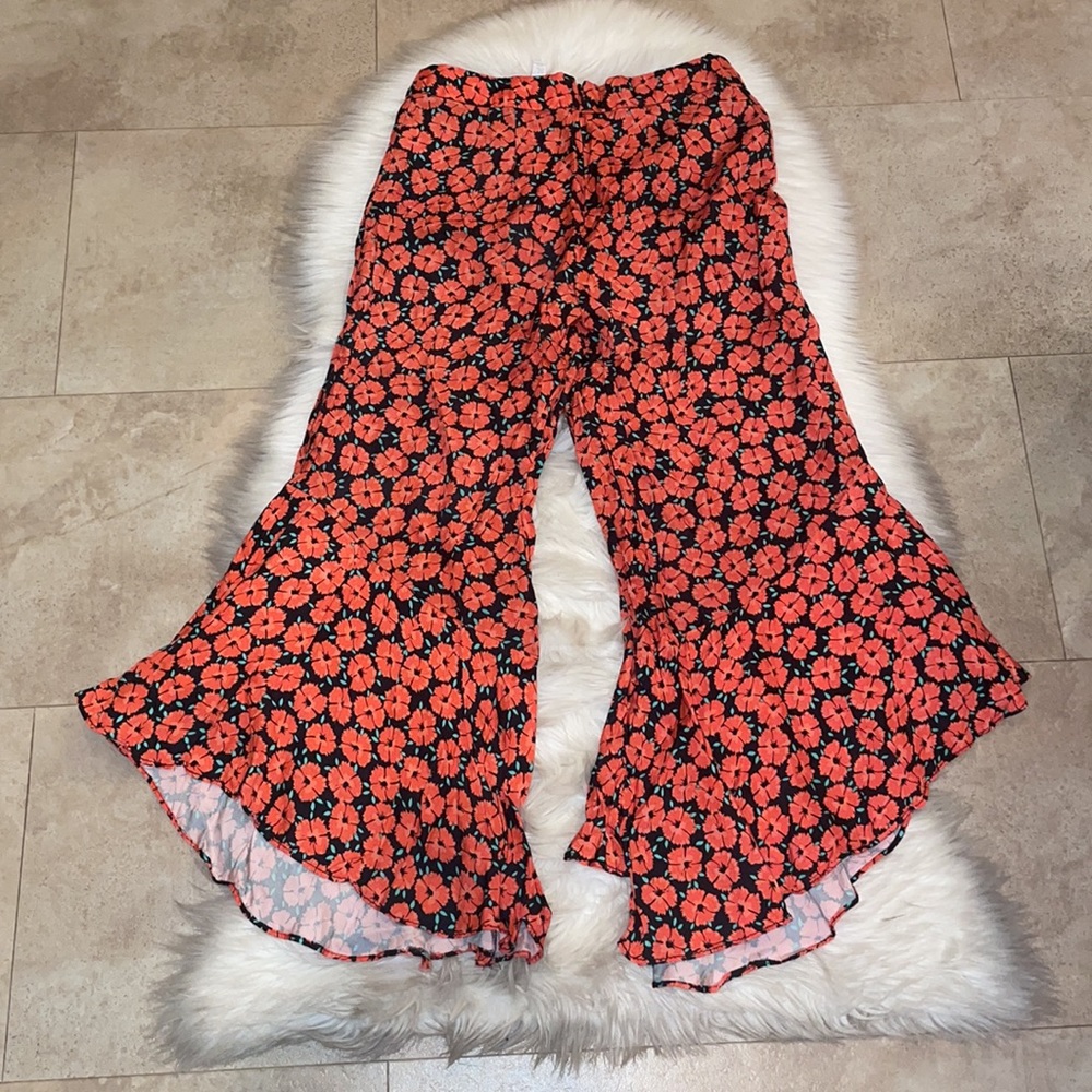 Ett:twa by Anthropologie Floral Wide Pants - Picture 7 of 10